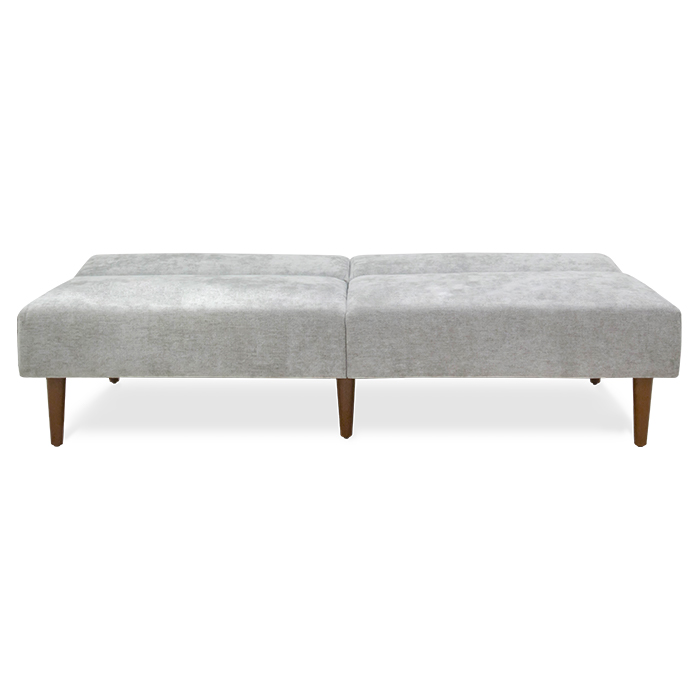 Futon Tela Gris Claro Cire | Sofá Cama y Futones | salas